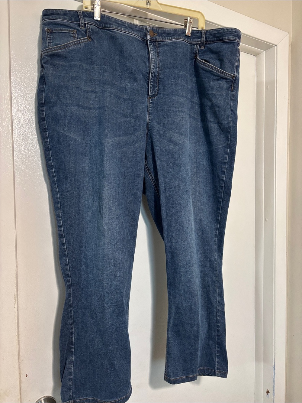 J Jill Classic Women's Dark Blue Denim Jeans - Comfortable Everyday Fit